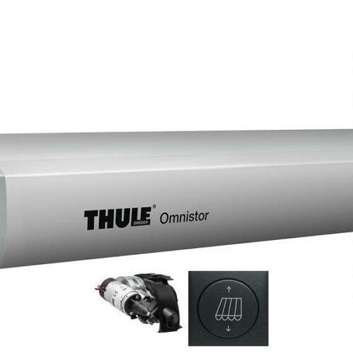 Thule Omnistor 6300 Markise eloxiert, mit 12V-Motor, 350cm, Mystic Grey