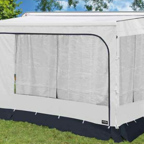 Reimo Villa Caravan XL335 Markisenvorzelt für Fiamma Caravanstore 360XL, 335cm, grau