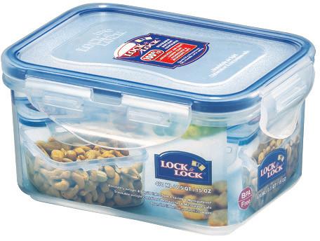 Lock&Lock Classic Frischhaltedose, flach, 470ml