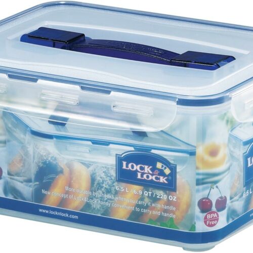Lock&Lock Classic Dose mit Ablaufgitter und Griff, 6,5L