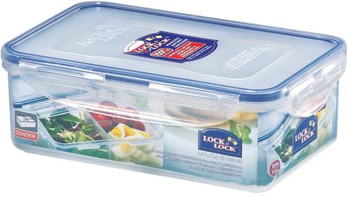 Lock&Lock Classic Vorratsdose mit 3 Fächern, 1L