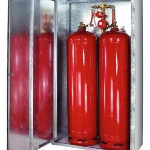 GOK Gasflaschen-Schrank Gr.2, 150x84x40cm, für 2 Fl. a 33kg