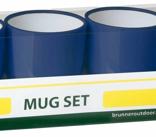 Brunner Henkelbecher, 4er Set, dunkelblau