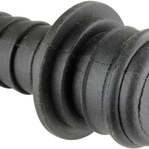 Lilie Quick Adapter gerade, 12 mm, schwarz