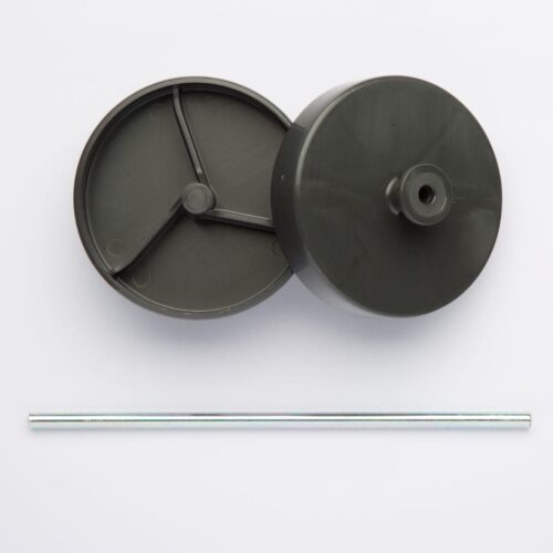 Räder mit Achse - Thetford Ersatzteil-Nr. 200640-142 - für Fäkalientank C2/C3/C4/C200