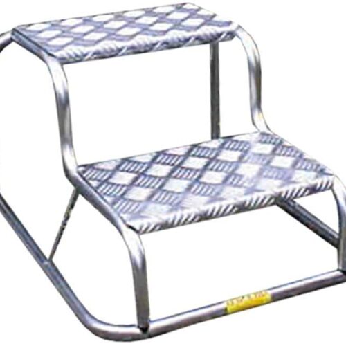 Milenco Original Doppeltrittstufe Aluminium