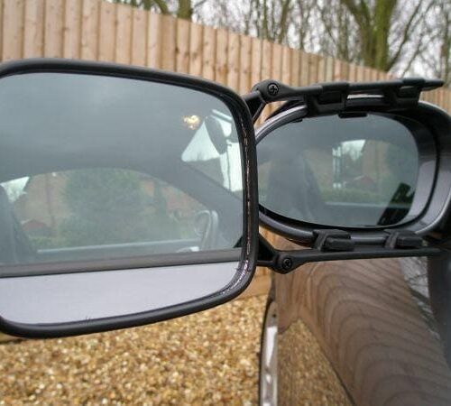 Milenco MGI Aufsatzspiegel mit Bändersystem