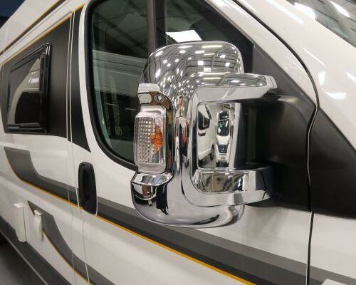 Milenco Spiegel-Zierkappen, chrom