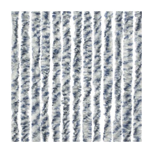 Travellife Chenille Türvorhang, 56x185 cm, grau/blau