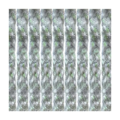 Travellife Chenille Türvorhang, 56x185 cm, grau/grün