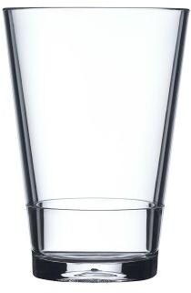Mepal Flow Trinkglas, Kunststoff, 275ml, klar