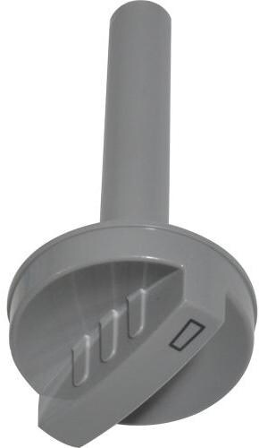 Drehknopf Wahlschalter, silbergrau – Dometic Ersatzteil Nr. 241338200/9 – für Dometic-Kühlschränke RM 8400, 8500, RML 8550 und RMS 8400, 8460, 8500, 8550