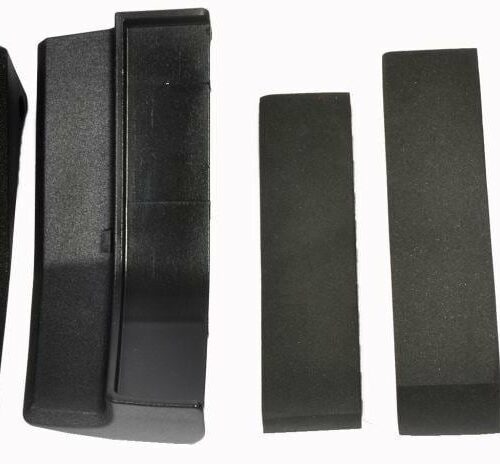 Endkappen Satz schwarz - Thule Ersatzteil Nr. 1500603178 - für Thule Ducato-Adapter V17