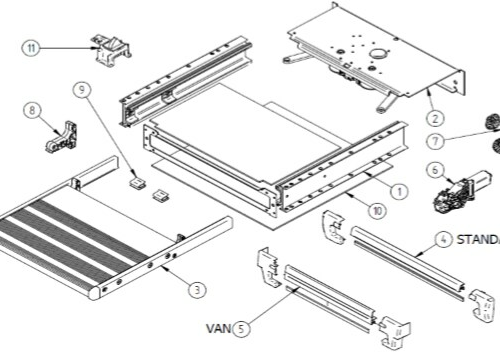 Schmutzschutz 400 Ducato - Ersatzteil Nr. 1500602741 - passend für Thule Slide-Out Step V12