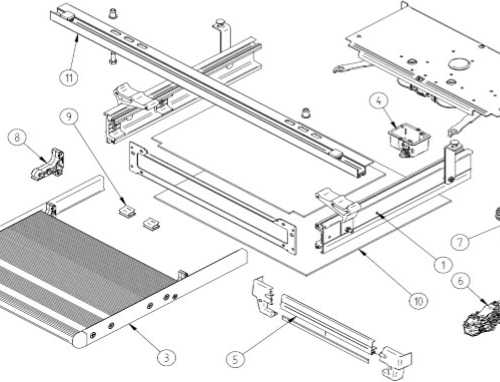 Motor komplett 700 Ducato - Thule Ersatzteil Nr. 1500603125 - passend für Thule Slide-Out Step Ducato 12V