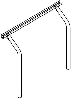 Tragrahmenbügel - Thule Ersatzteil Nr. 1500602642 - für Sport G2 Fahrradträger