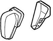 Motorabdeckkappe - Thule Ersatzteil Nr. 1500603110 - für Lift V16 Fahrradträger