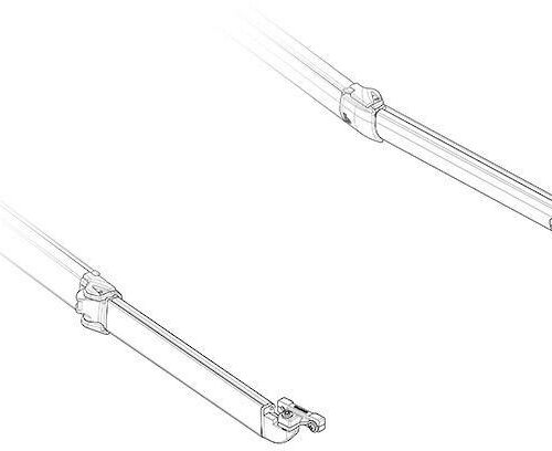 Dometic Gelenkarm-Befestigung Front, links für PR2500