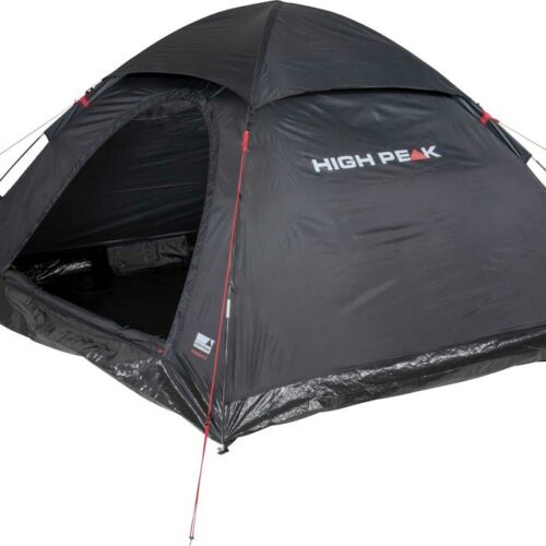 High Peak Monodome Kuppelzelt, 4-Personen, 240x210cm, schwarz