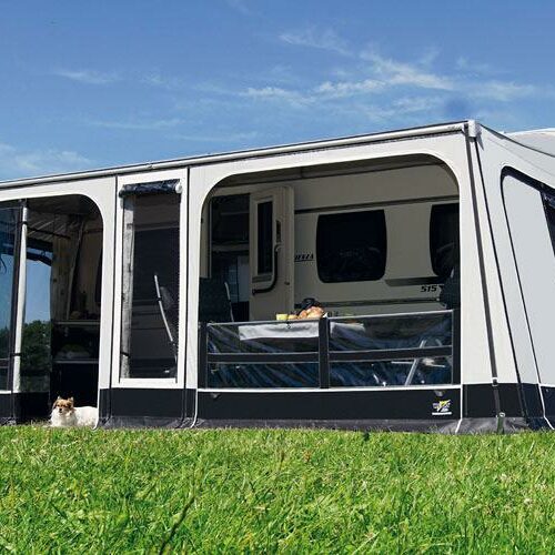 Wigo Rolli Plus Ambiente Markise inkl. Vorzelt, Gr. 5, 841-875cm, 300cm