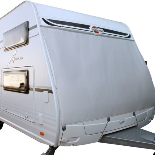 Hindermann Thermo-Bugschutzplane für Caravans, hellgrau, 220x150cm
