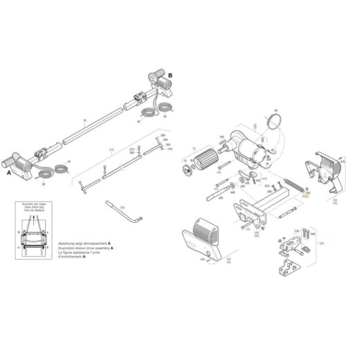 Feder für Anschwenkmechanismus - Truma Ersatzteil Nr. 60030-13000 - geeignet für Mover S / SR