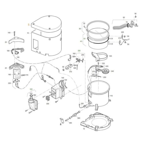 Verkleidungsdeckel - Truma Ersatzteil Nr. 70020-09900 - Boiler B3 Bj. 07/93 - 12/14