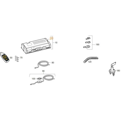 Gehäusedeckel - Truma Ersatzteil Nr. 60030-87000 - für Rangierhilfe GO2