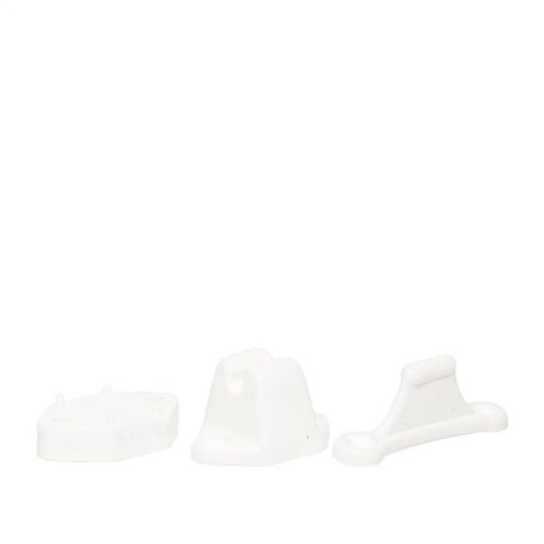 Gimeg Standard Türfänger, inkl. erhöhte Platte, Plastik, weiß