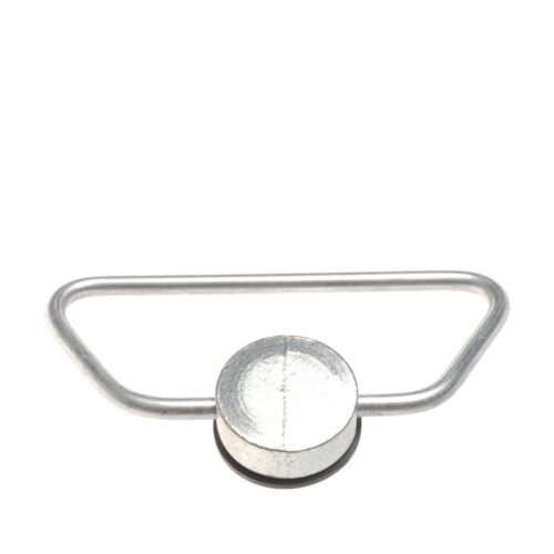 Gimeg Verschlusskappe mit Tragegriff für Campingaz Gasflaschen, silber