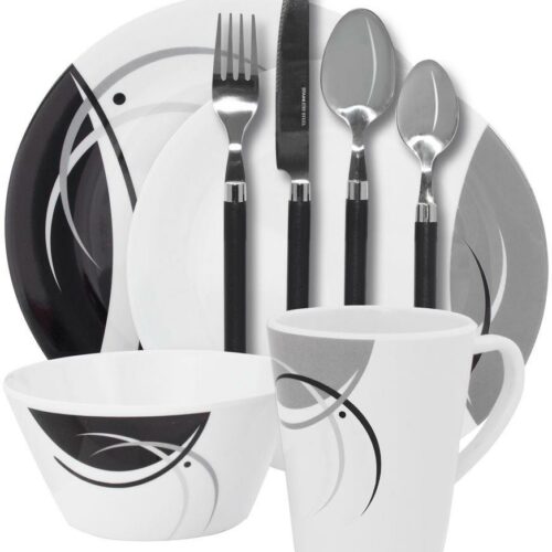 EuroTrail Napoli Geschirrset, 16-teilig