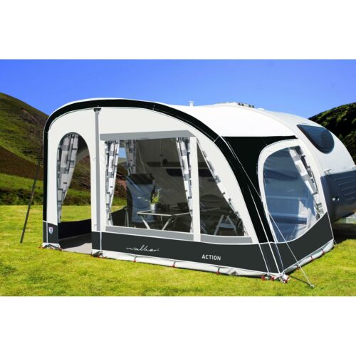 Walker Action Vorzelt für Adria Action 361 mit Alu-Gestänge