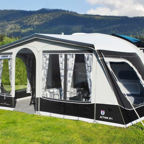 Walker Action Vorzelt für Adria Action 391 PD/PH-LH mit Alu-Gestänge