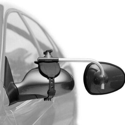 Repusel Caravanspiegel Alufor, Glas plan, Arm lang