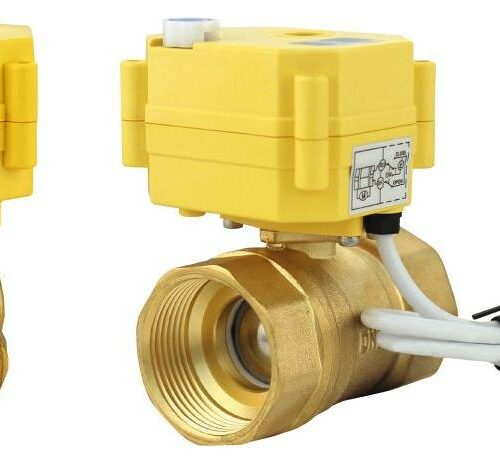 LILIE Elektrisches-Kugelhahnventil-System, 1 1/4, Messing