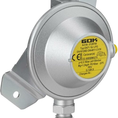 GOK Caramatic BasicOne Niederdruckregler, RVS 8, 1,2 kg/h, ohne Manometer