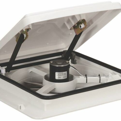 Maxxair MaxxFan Plus Dachhaube, manuelle Öffnung, 40x40cm, weiß