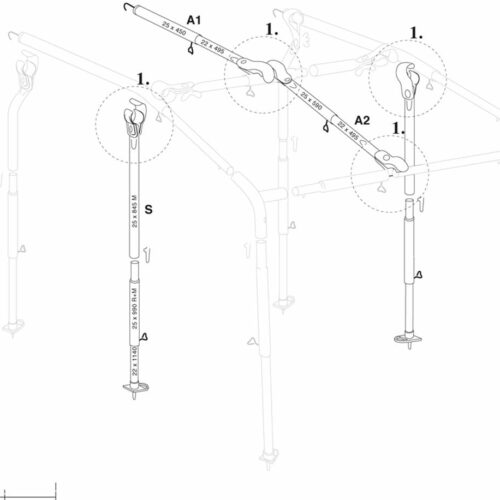 Walker Safety-Set für Snow&Fun Plus Winterzelt