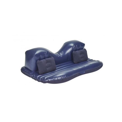 Trigano Sitzbank-Matratze mit Kopfkissen, blau