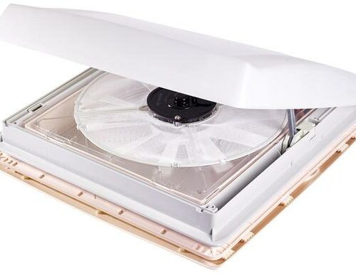 Thule Vent Motorized Dachhaube, 12V, 40x40cm, lichtdurchlässig