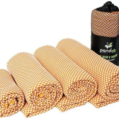 Pandoo Bambus-Handtuch, Gr. M, orange
