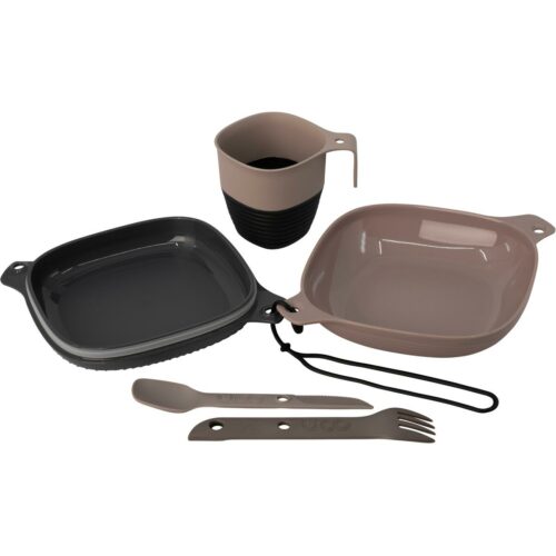 Uco Geschirrset, 6-teilig, grau/beige