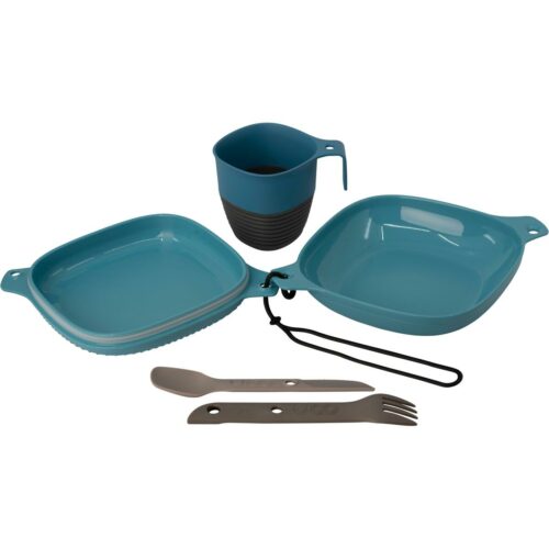 Uco Geschirrset, 6-teilig, blau/grau