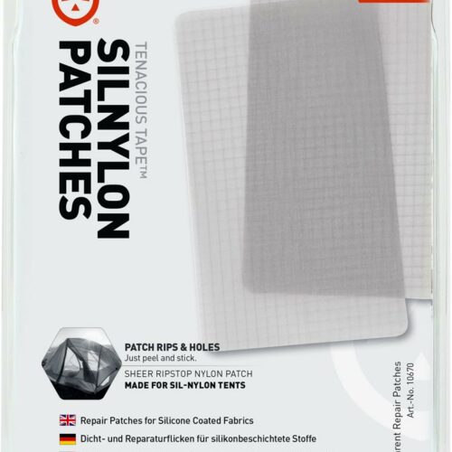 GearAid Tenacious Tape Silnylon Patches, semi-transparent, 2er-Set