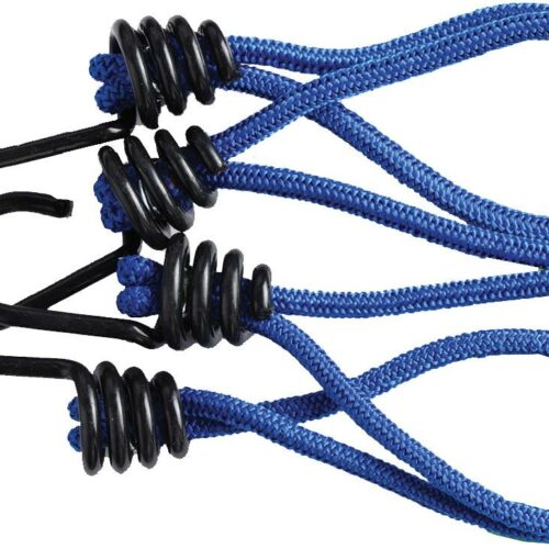 Coghlans Adapter Gummis mit Haken, je 15cm, 4er-Pack