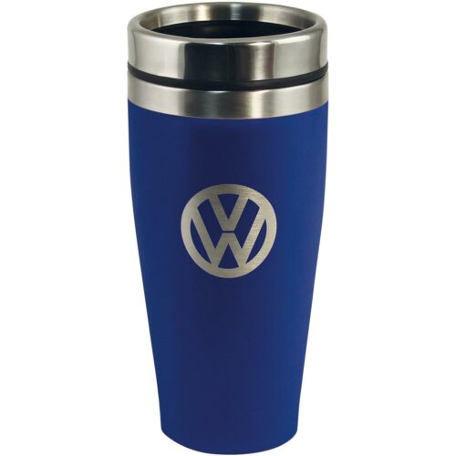 VW Collection Thermobecher, Edelstahl, 400ml, blau