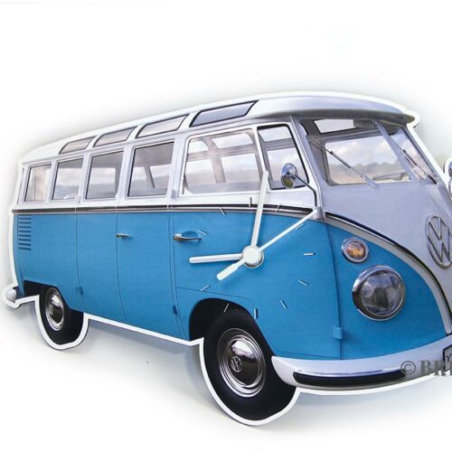 VW Collection Wanduhr VW T1, blau