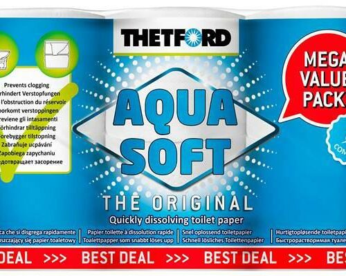 Thetford Aqua Soft Toilettenpapier, 6er-Pack