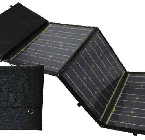 Solarswiss Faltbares Solarmodul, KVM6, 125W, 12V, schwarz