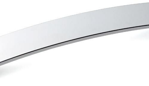 Schrankgriff, eckig, verchromt